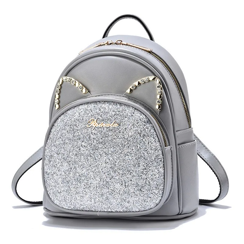 2026New trendy fashion sequin women's backpack in a fresh and sweet campus style, cute single-shoulder or cross-body bag