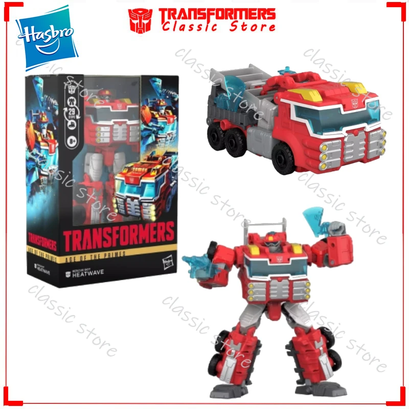 

In Stock Classic Transformers Toys Age Of The Primes Voyage Class Heatwave Cybertron Autobots Action Figures Collectible Gifts