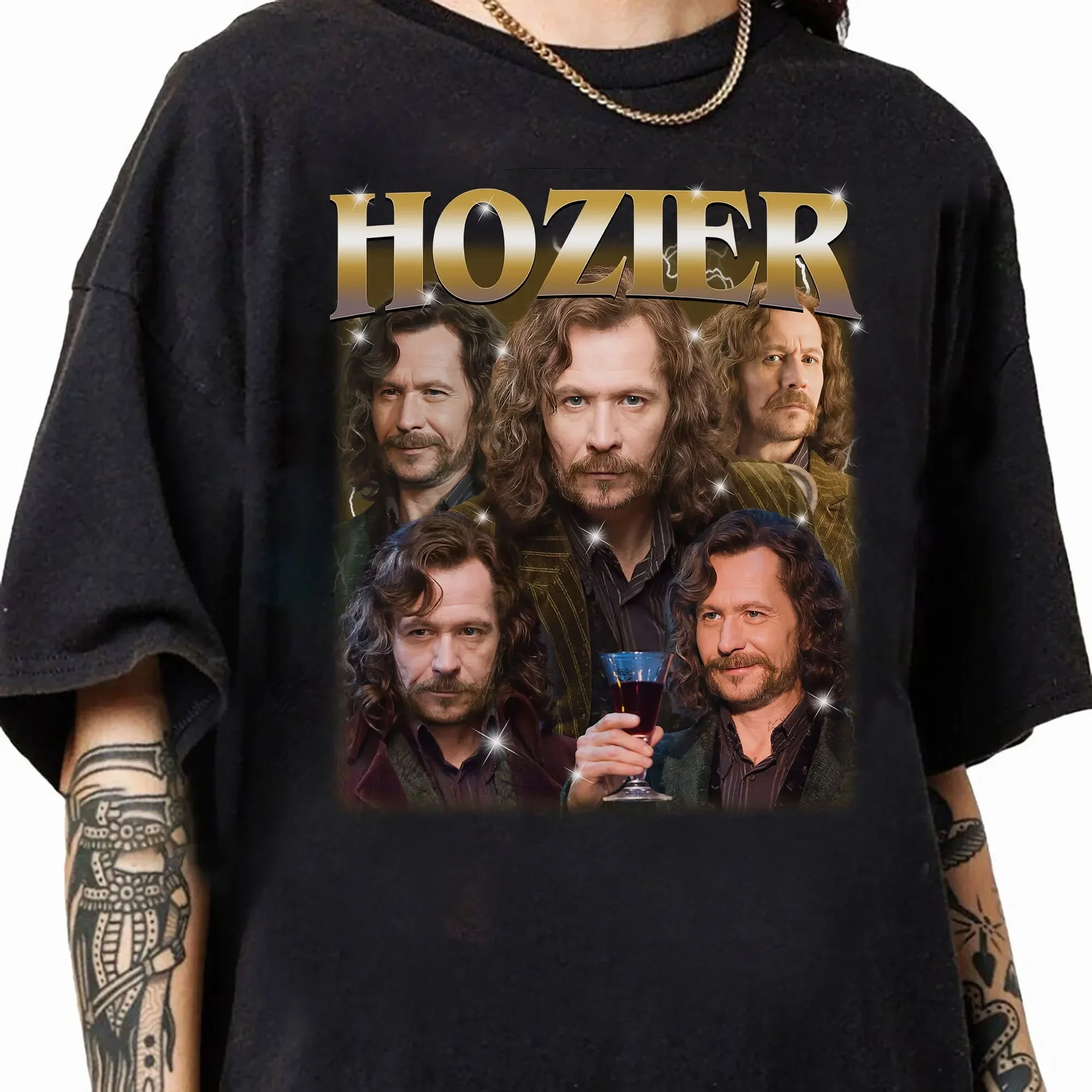 Hozier Funny Meme T Shirt Hp Music SweaT Tops Sirius Black Vintage album Tour 2024 Fan