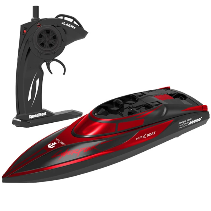 เรือบังคับวิทยุไร้สาย 2.4g ความเร็ว 15 กม./ชม. ของเล่นเด็ก เรือเร็ว ของเล่นน้ำ ของขวัญคริสต์มาส ขายส่ง