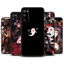 Genshin Impact Hutao Case For Samsung Galaxy S24 S23 S22 Ultra S21 S20 FE Note 10 Plus Note 20 S8 S9 S10 Cover