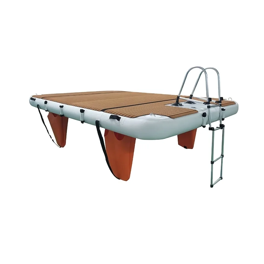 

Надувной плавучий остров для отдыха на воде, надувной плавучий док для гидроциклов, платформа-поплавок