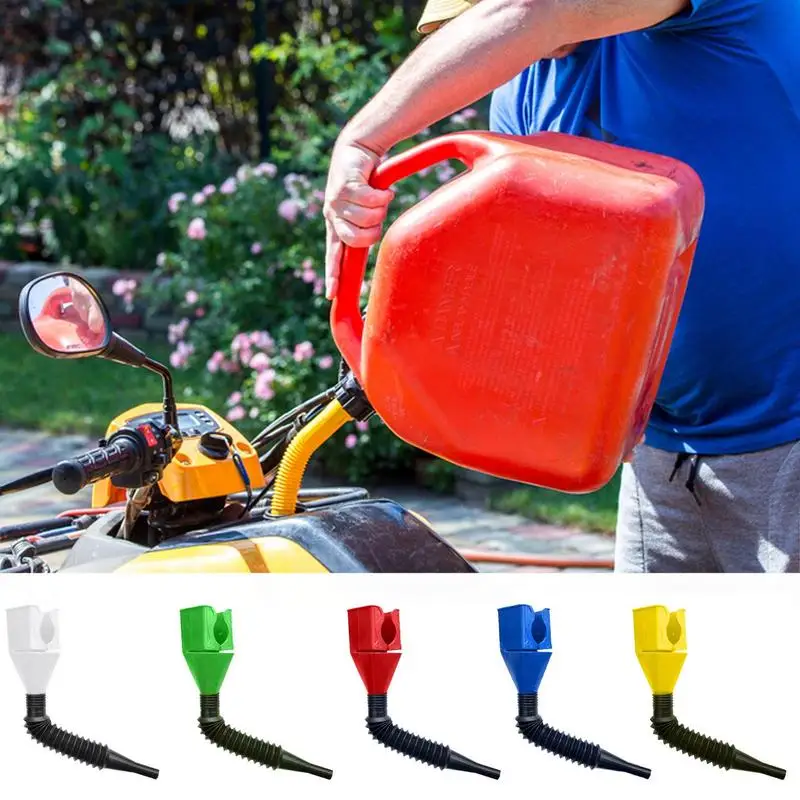 

Oil Change Funnel Refueling Long Funnels Oil Transfer Gasoline Foldable Engine Oil tool Retractable Filling for bike Accessoires