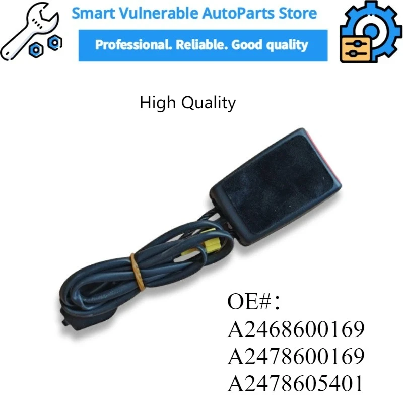 Image of A2468600169 Hochwertige vordere Sicherheitsgurtschnallen links/rechts für Mercedes-Benz A B CLA GLA GLB OEM A2478600169
