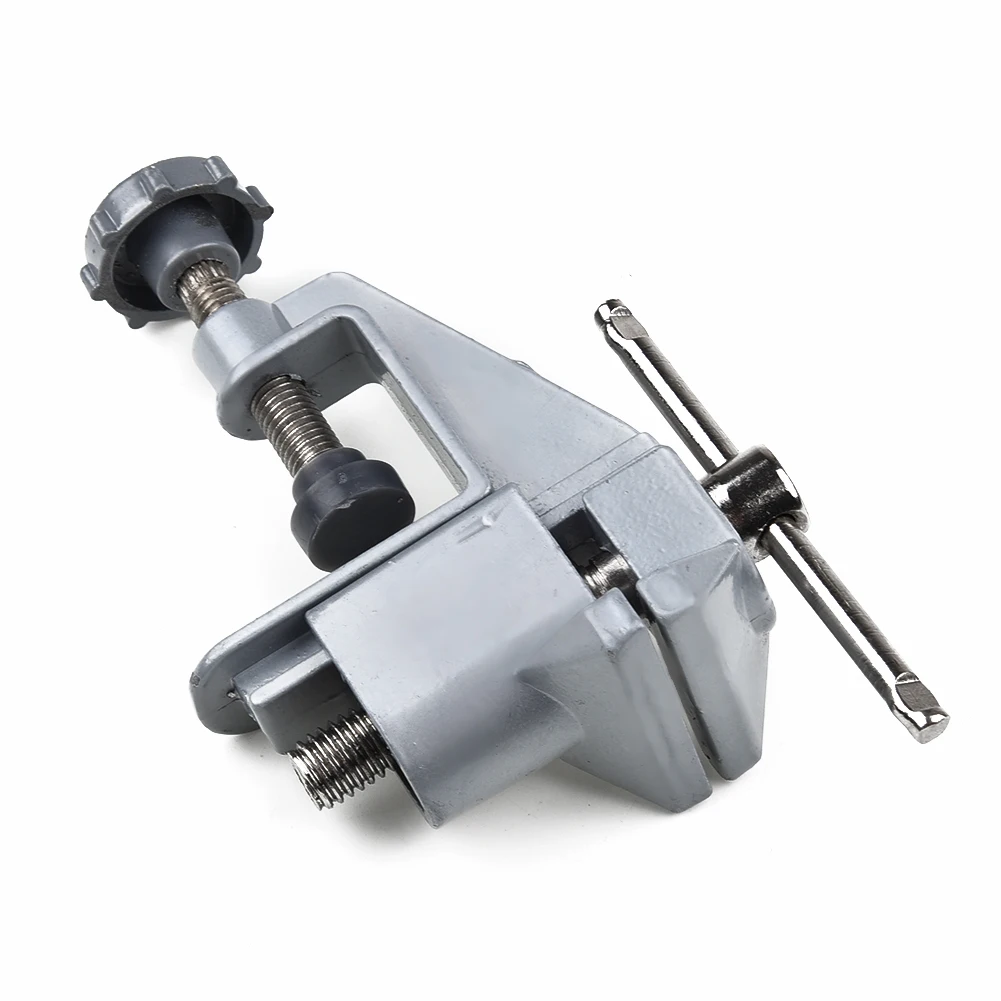 

Настольные мини-тиски 10,6 см, рабочий зажим, поворотный инструмент для хобби, ремесла, ремонта, ювелирных изделий, алюминиевый сплав, «сделай сам» для резки и изгиба