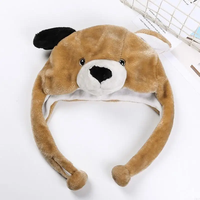 Plush Hat for Boys Girls Halloween Animal Theme Party Costume Plush Cap