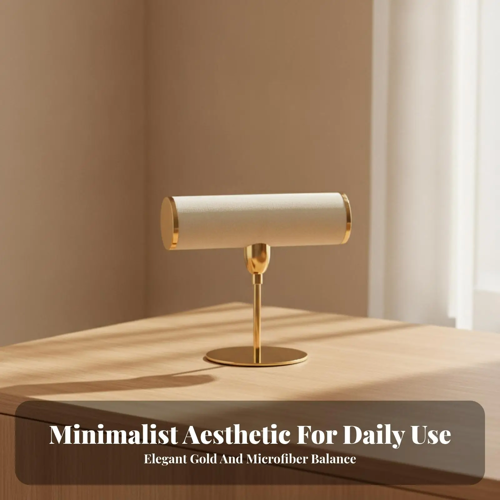 Bracelet Stand Elegant Jewelry Display Stand with Round Base Watch Display Sturdy Metal for Collectors, Boutique Counters