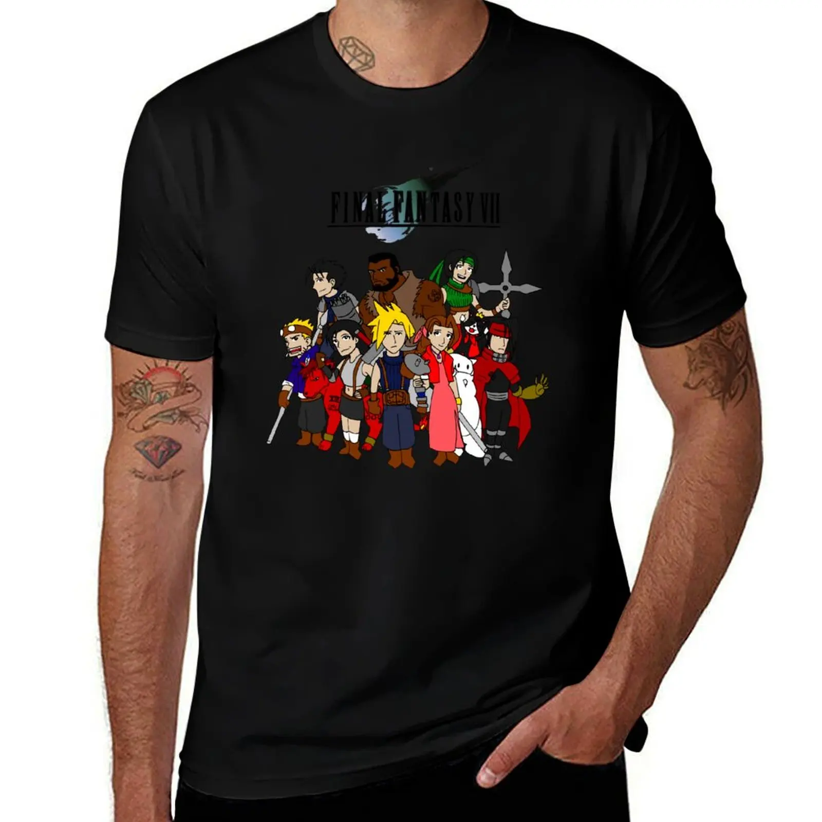 

FF7 Characters T-Shirt cute clothes oversized Funny t-shirts t shirts for men