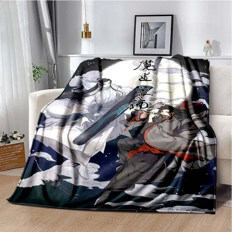 أنيمي غراندماستر من شيطاني زراعة الفانيلا الدافئة لينة رمي بطانية مو داو زو شي أريكة بطانية نزهة بطانية الفتيات هدية