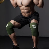 1 par de rodilleras deportivas de compresión para sentadillas, levantamiento de pesas, rodilleras de entrenamiento para Crossfit a presión, soporte para mujeres y hombres, Protector de rodilla