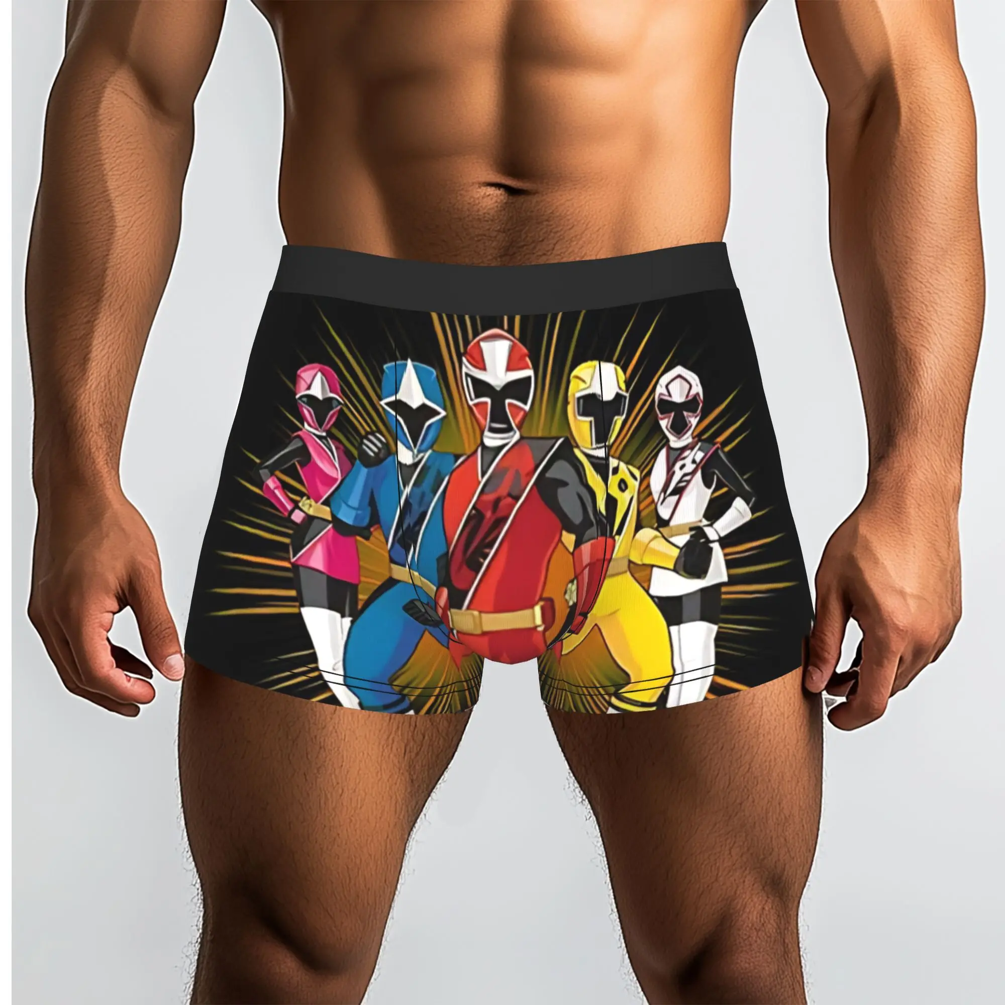 Ninja Ranger  Bandai Super Sentai Series Underpants Breathbale Panties Male Underwear Ventilate Shorts Boxer Briefs