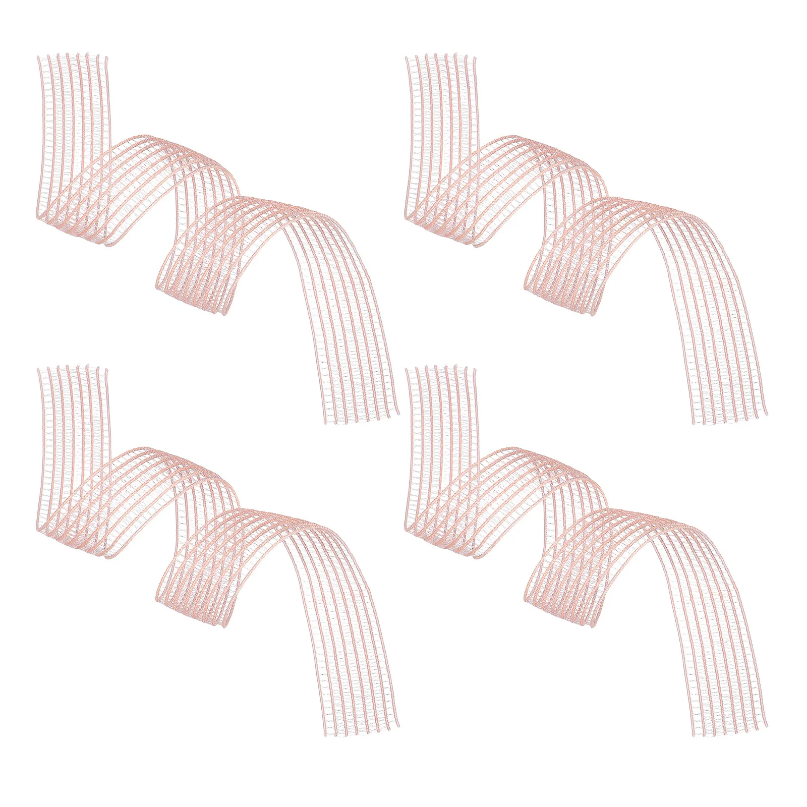 

4Pcs Ballet Pointe Shoe Elastic Bands Straps for Ballet Training Stage Rehearsal Pointe Shoe Ribbon Stability
