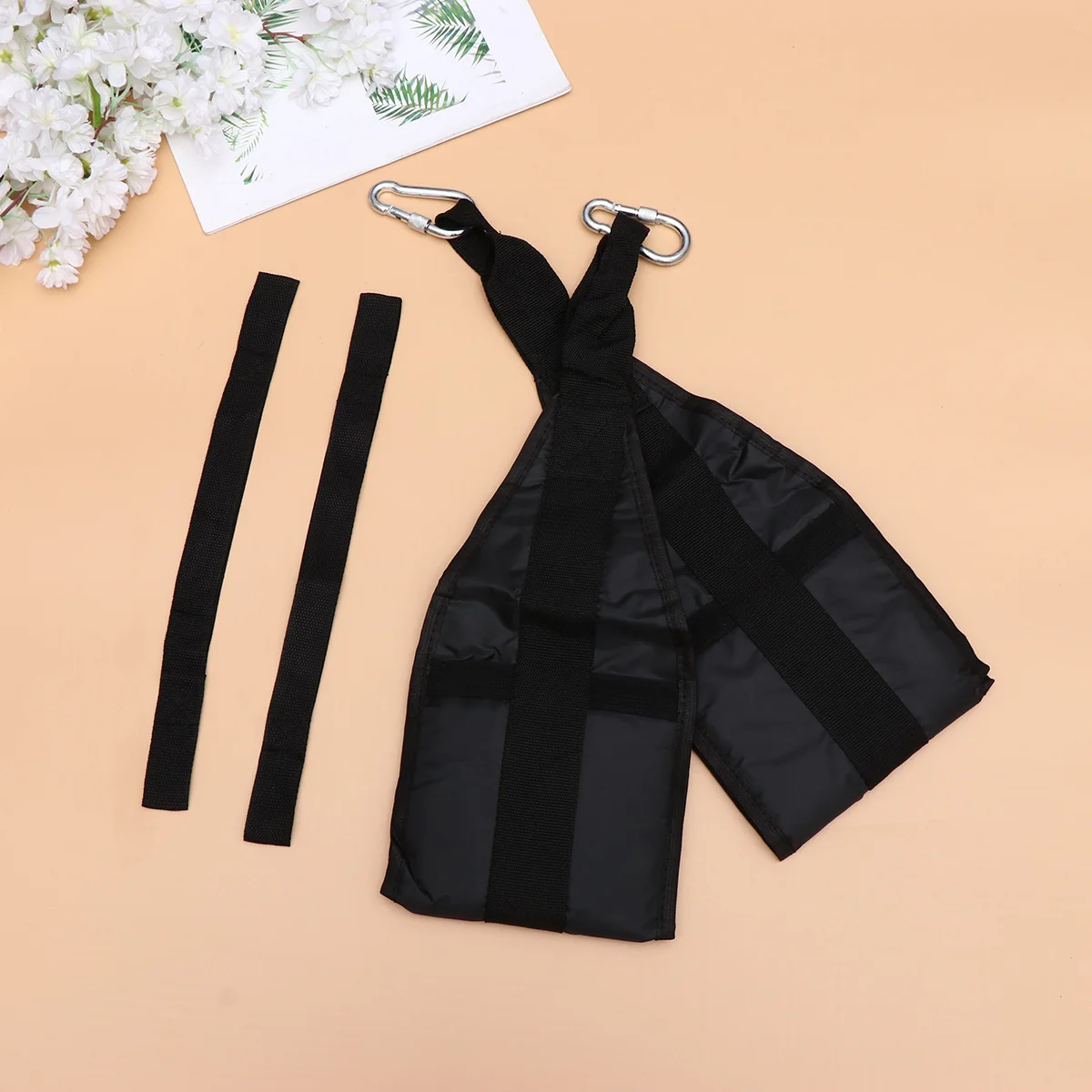 

1 Set Abdominal Training Belt For Core Workout Fitness Exercise Support Pull- Arm Muscle Trainer Durable Design Waist