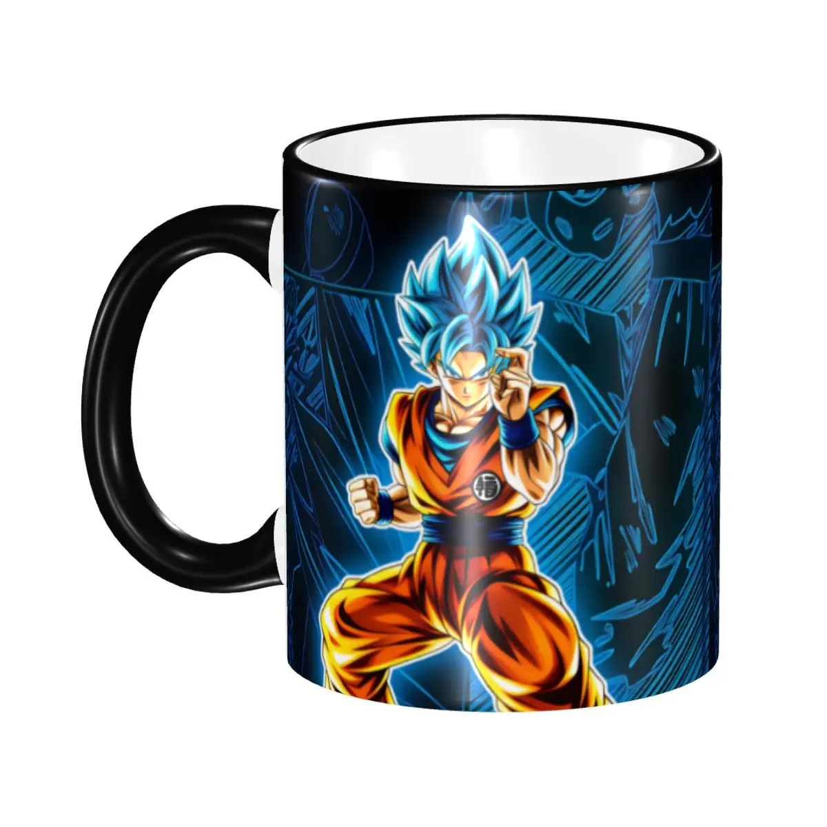 

Personalized D-Dragon B-Ball Z Gokus Mugs DIY Action Combat Manga Ceramic Tea Milk Coffee Cups