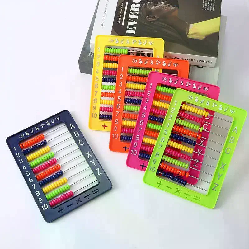 1Pcs Number Arithmetic Abacus Classic Educational Counting Toy 100 Beads Preschool Math Learning Toys Toddler Gift