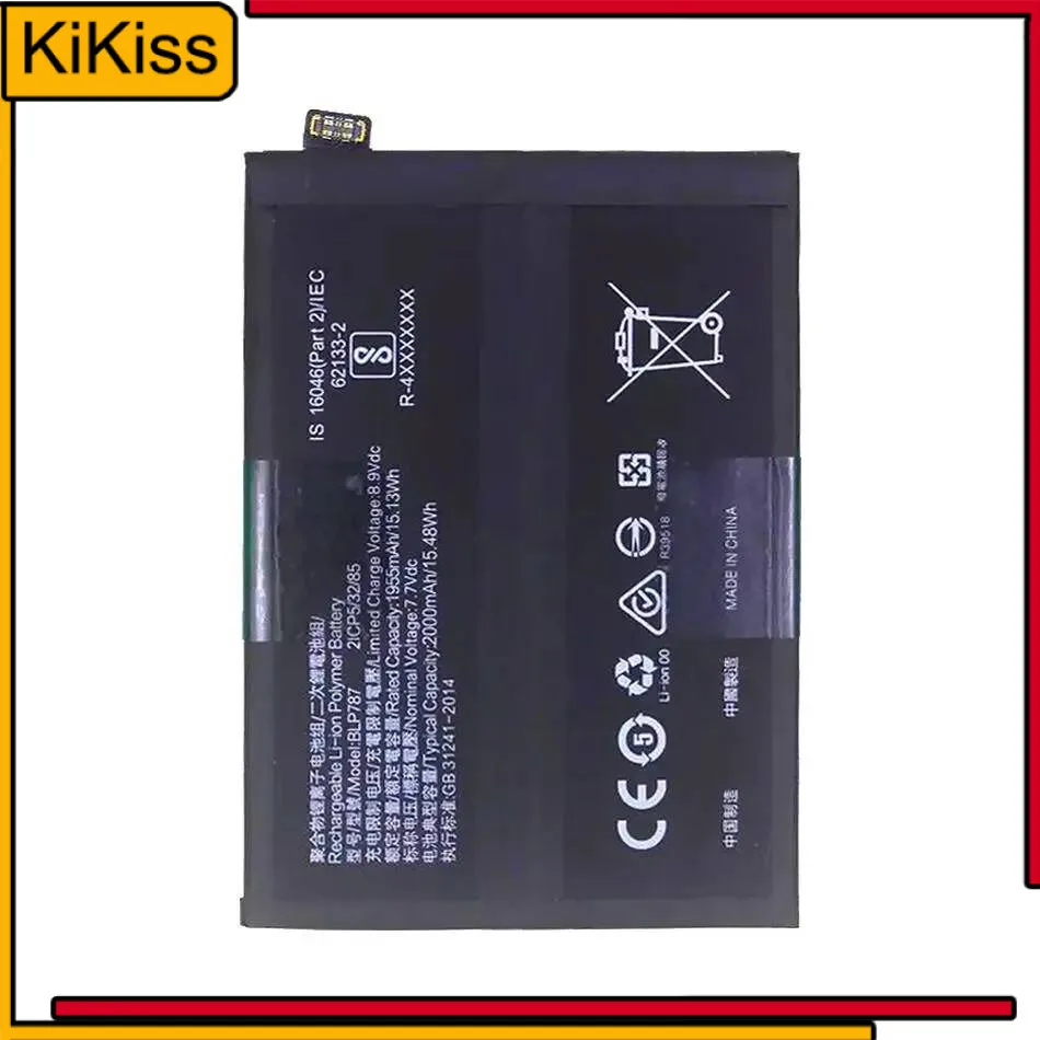 

2000Mah Long Lasting For Oppo Reno 4 Pro 5G BLP787 Mobile Phone Battery