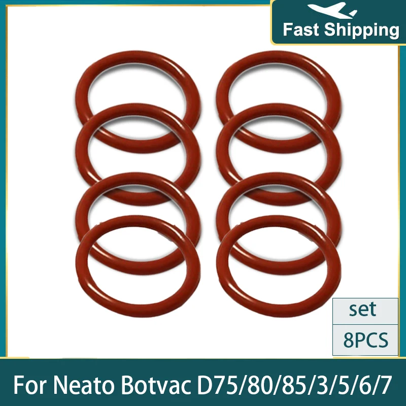 Silicone Side Brush O-Ring Drive Belt For Neato Botvac D75 D80 D85 D3 D6 D5 D7 Vacuum Cleaner Gasket Seal Replacement