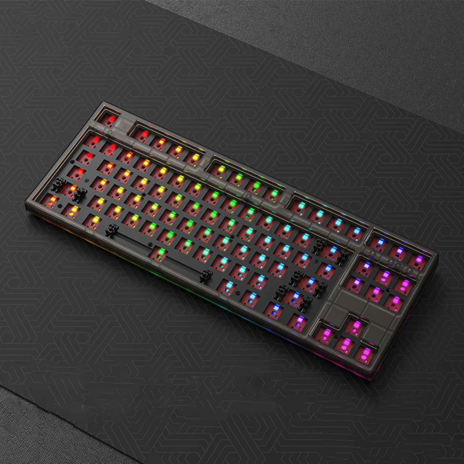 YYHC-Gaming mechanical keyboard backlit 87 keys custom keyboard kit