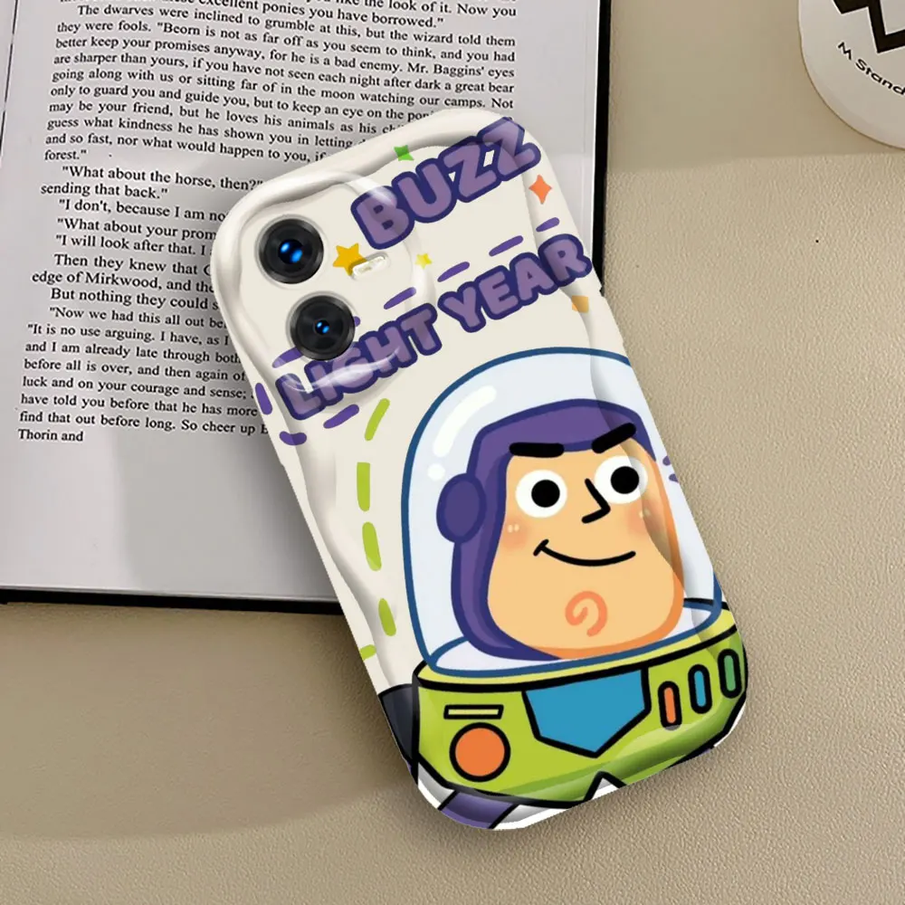 Disney Toy Story Woody Buzz Case For VIVO Y100 Y93 Y91 Y85 Y78 Y77 Y76 Y73 Y50 Y36 Y35 Y28 Y22S Y21 Y21T Y20 Y19 3D Wave Cover