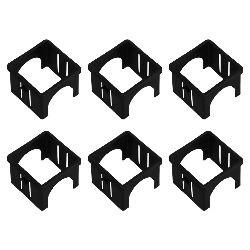 

6Pcs Hollow Square Tube Sleeve Fitness Gear Inner Sliding Adapter Protector Gym Machine Bushing Insert Converter
