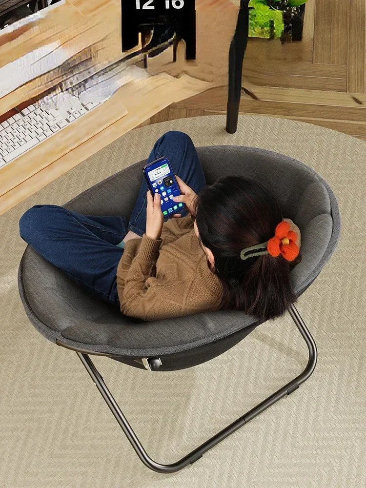 Lying chair, moon chair,  outdoor balcony, home bedroom, backrest, leisure lazy