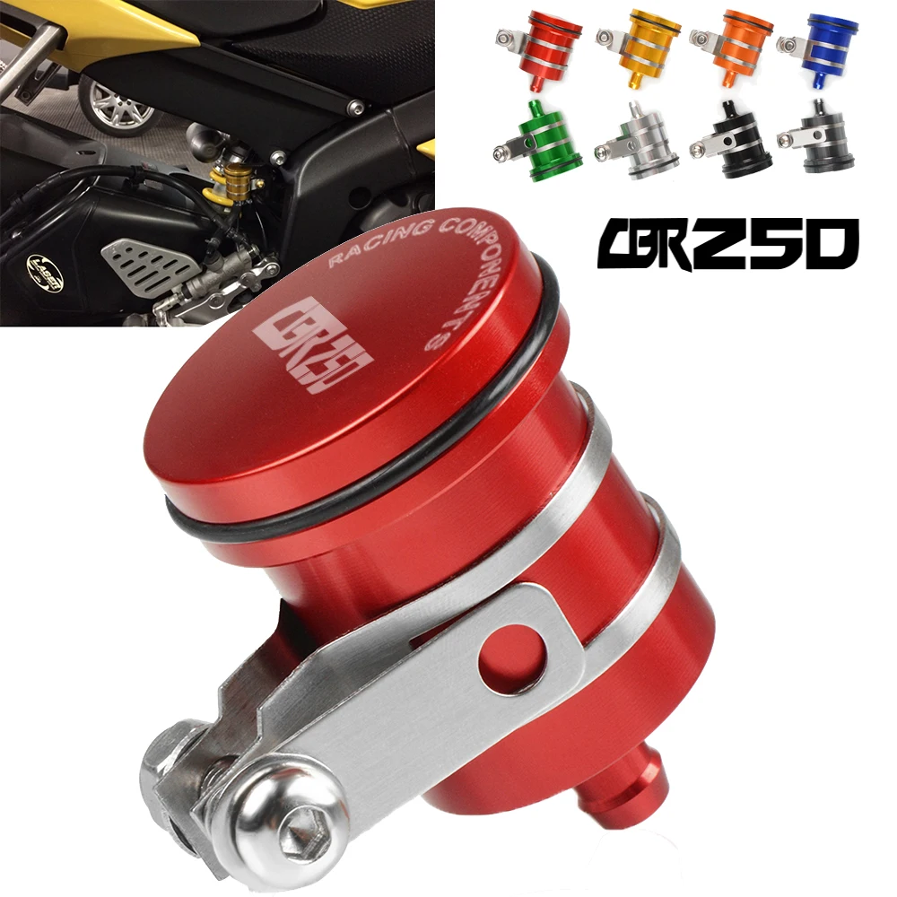 

Motorcycle CNC Rear Brake Fluid For Honda CBR250R CBR 250 CBR250 R 2011-2013 Reservoir Clutch Tank Oil Fluid Cup Cover 2013 2012