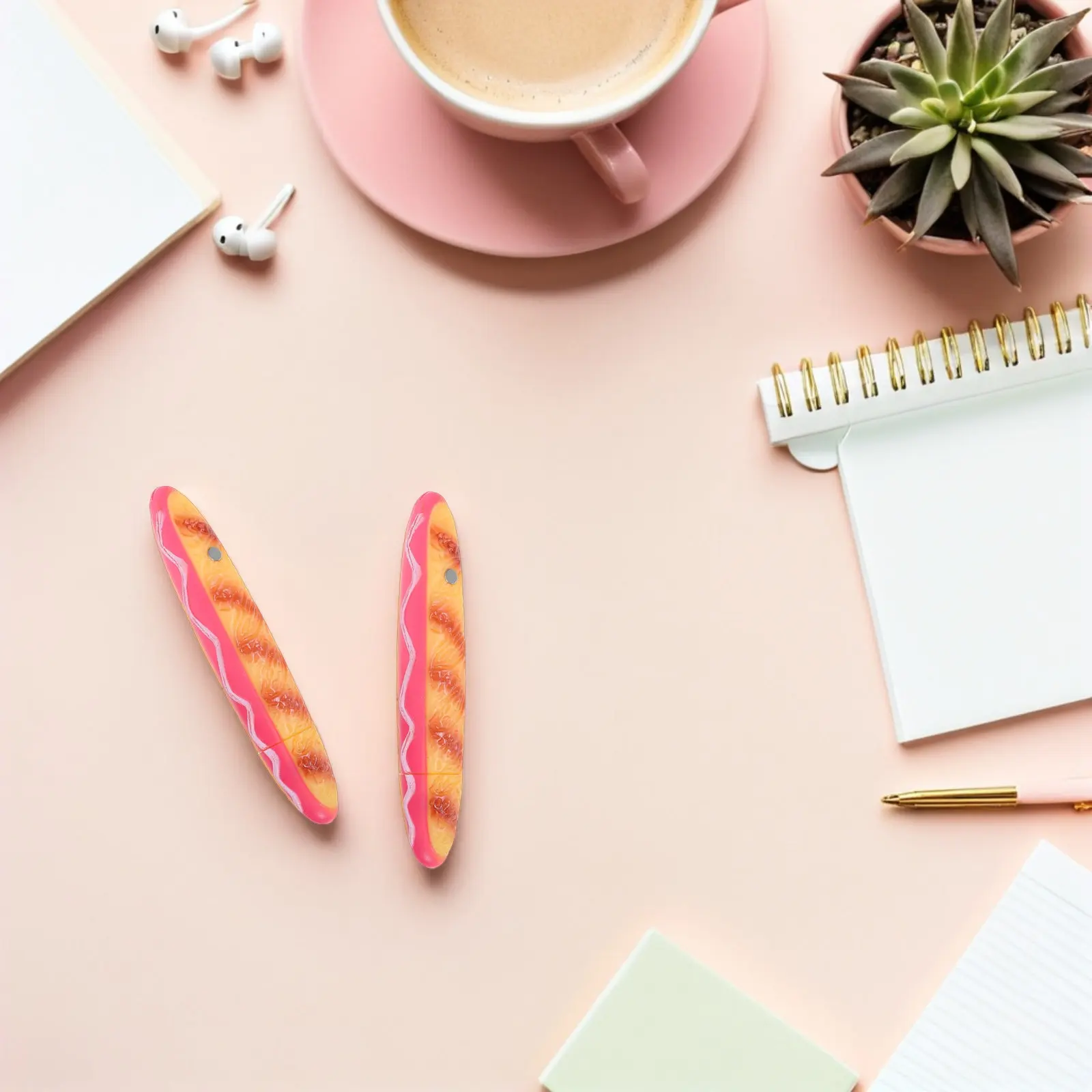 

6Pcs Hot Dog Ballpoint Pens Realistic Food Shape Novelty Writing Pens for Students Back to School Gifts Kawaii Cute Funny Office