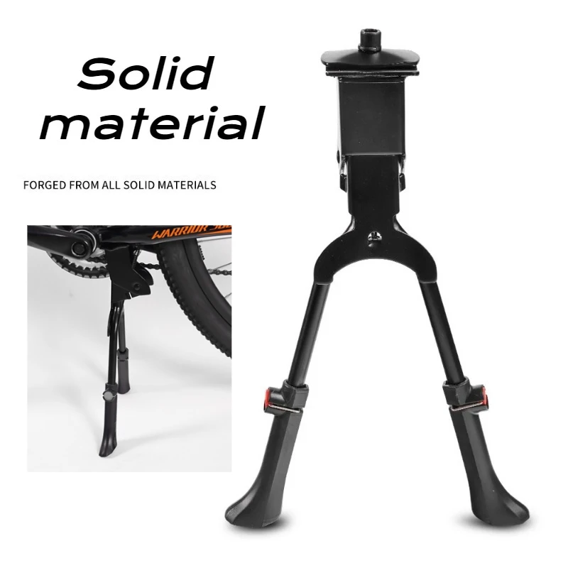 Adjustable Bicycle Kickstand Mountain Bike 24-29 Inch Medium Support Stand Bicycle Road Bike Double Support Parking Rack