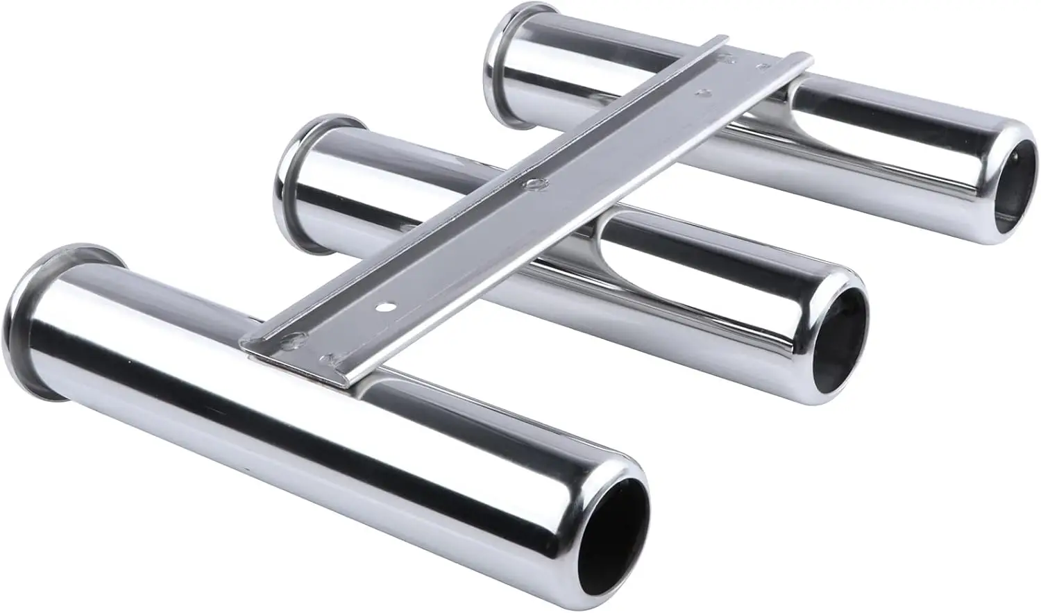 3 tube Fishing Rod Holder for Boat, Vertical Wall Mounted Fishing Rod Rack, Stainless Steel Rod Holder for Marine Boat
