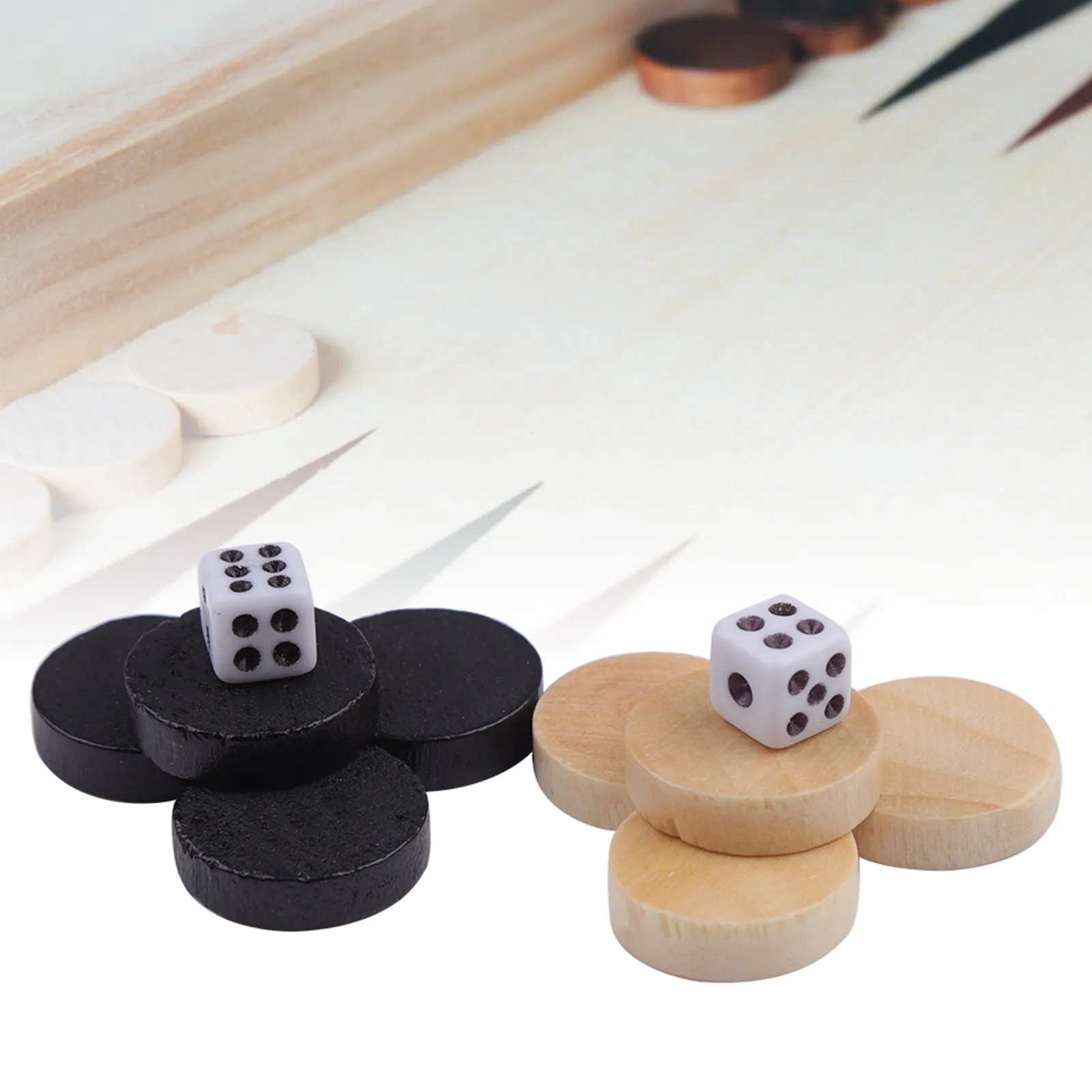 Draughts&Checkers&Backgammon Chess Piece for Kids Board Game Learning Camping backgammon chess game checker chess piece