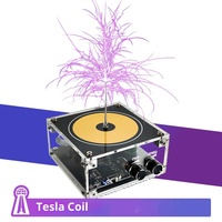 Tesla Coil Musical Speaker Artificial Lightning Bluetooth Music Tesla Coil Arc Plasma Wireless Transmission Experiment Model