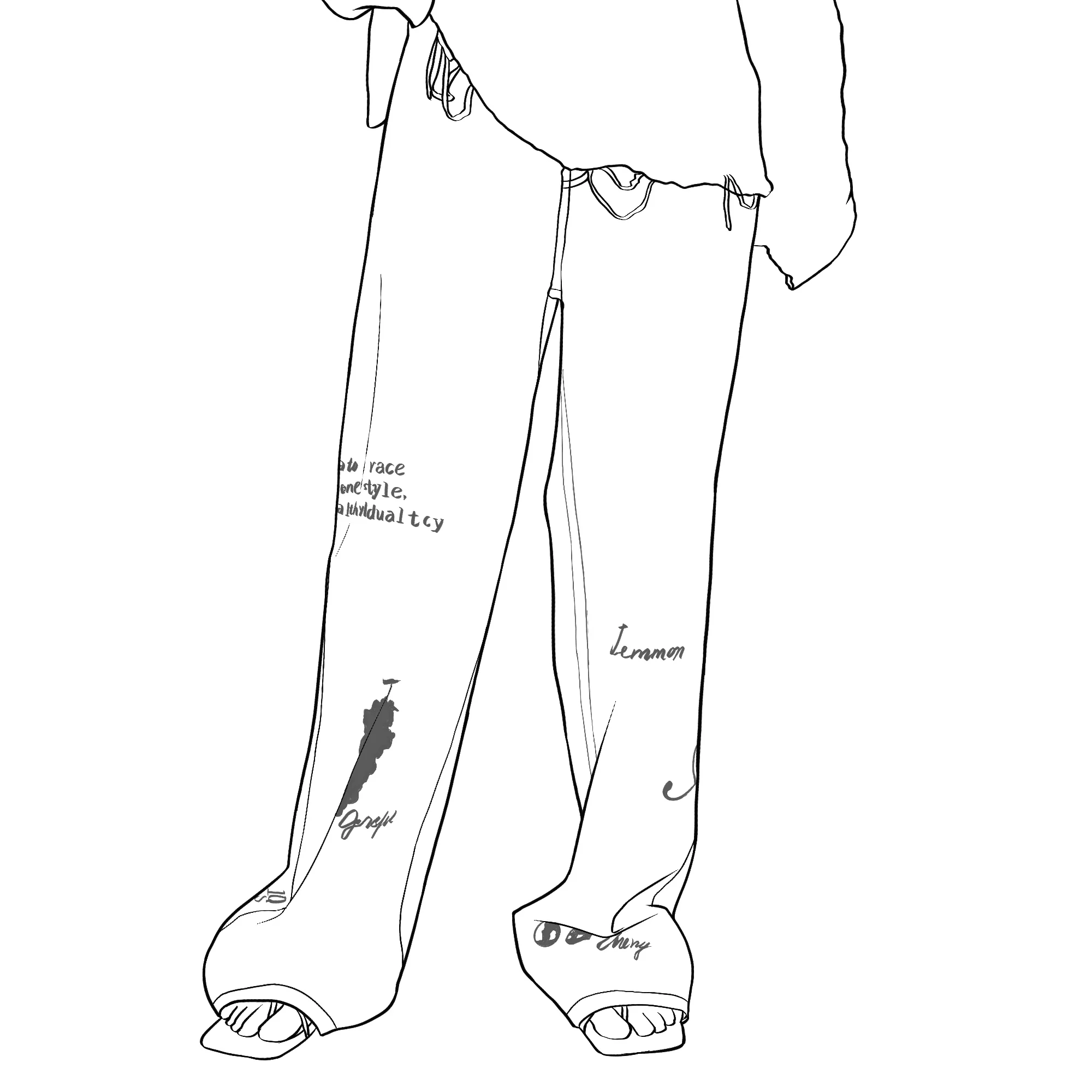 

Torowee Digital Print High Waist Cotton Straight Leg Jeans Women's Faion Spring Season Comfortable Casual Denim Trousers