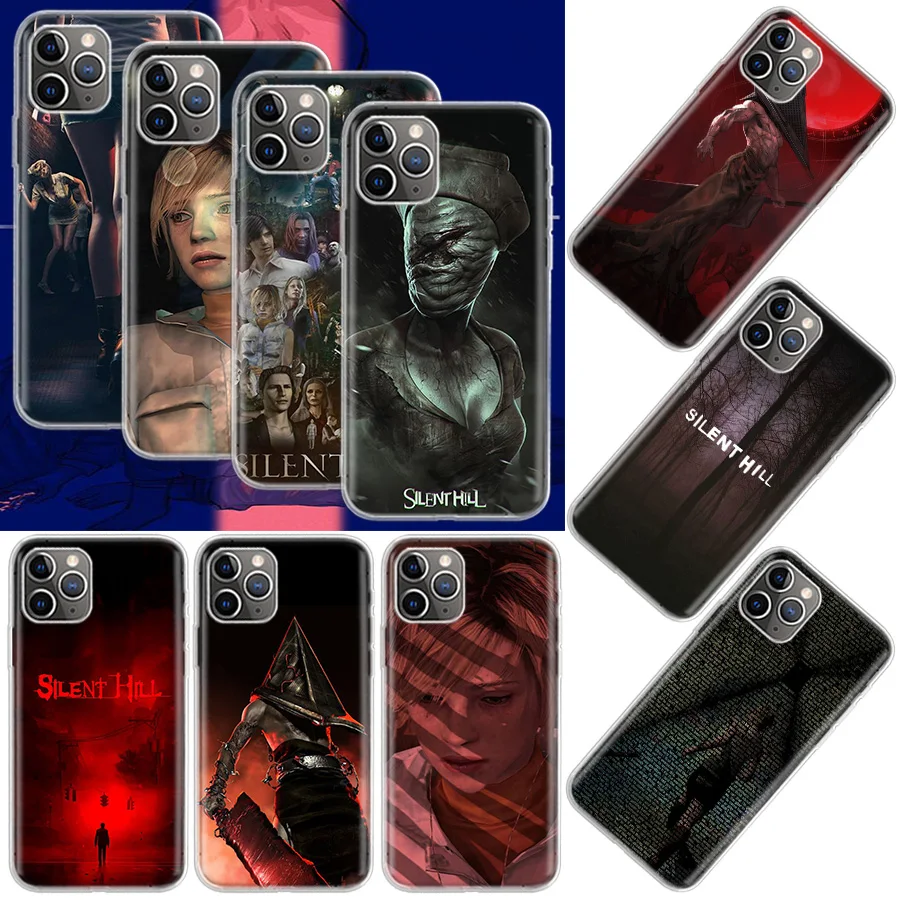 Games S-Silent Hill Phone Case For Apple Iphone 12 Mini 14 13 15 Pro Max 11 X XS XR 16 Plus Cover Shell Coque