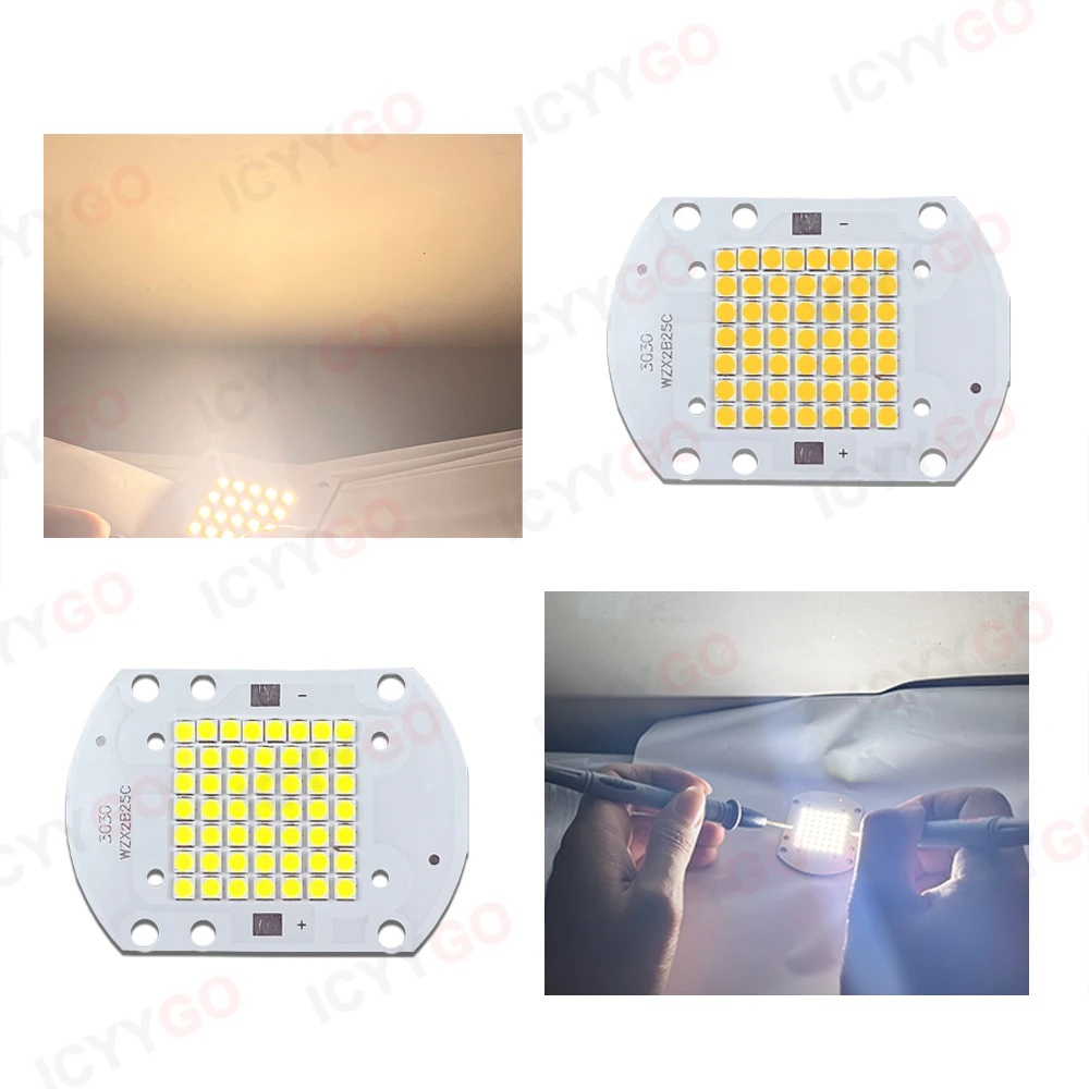 High Power 50W High Light Efficiency SMD3030 Lamp Beads Are Used For DIY Lighting Such As Foodlights And Street Lights.