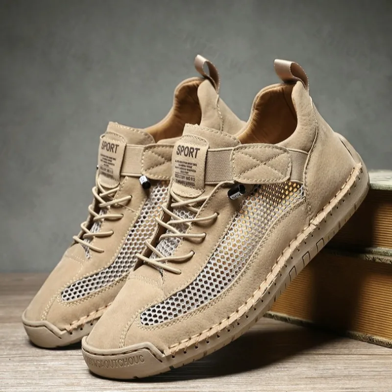 

Модная трендовая спортивная повседневная обувь для пар, новинка лета 2025 г., дышащая низкая обувь с сеткой, удобные полые кроссовки