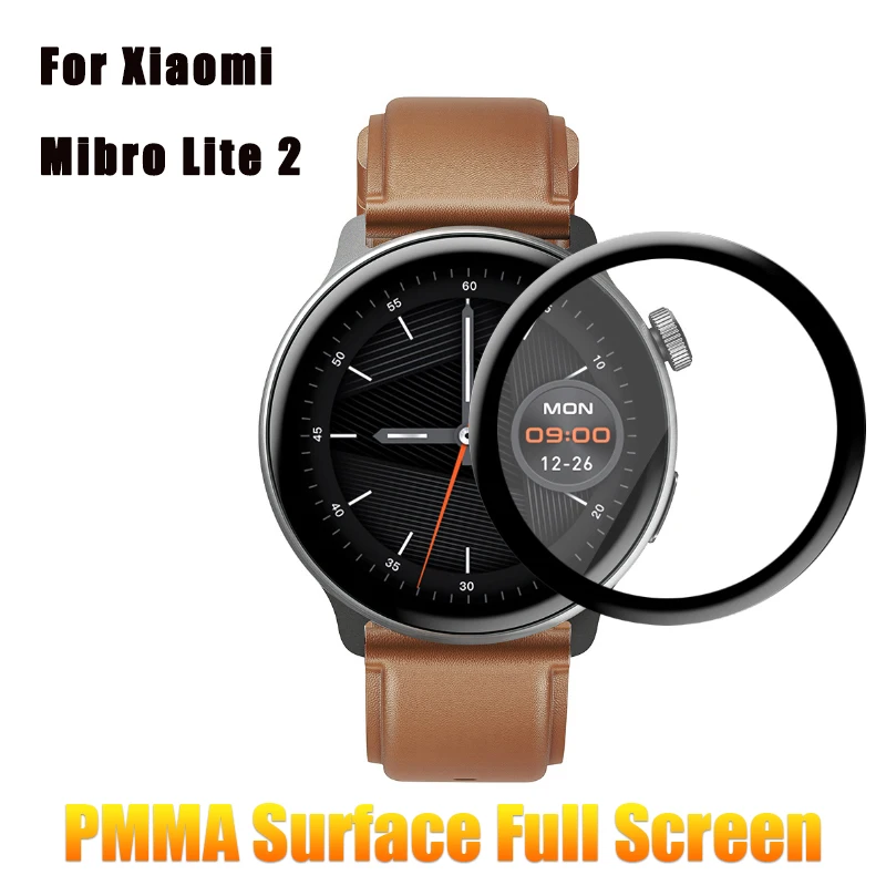 Protective Film For Xiaomi Mibro Lite 2 Screen Protector For Xiaomi Mi Watch Lite Revolve(Not Glass)PMMA Film