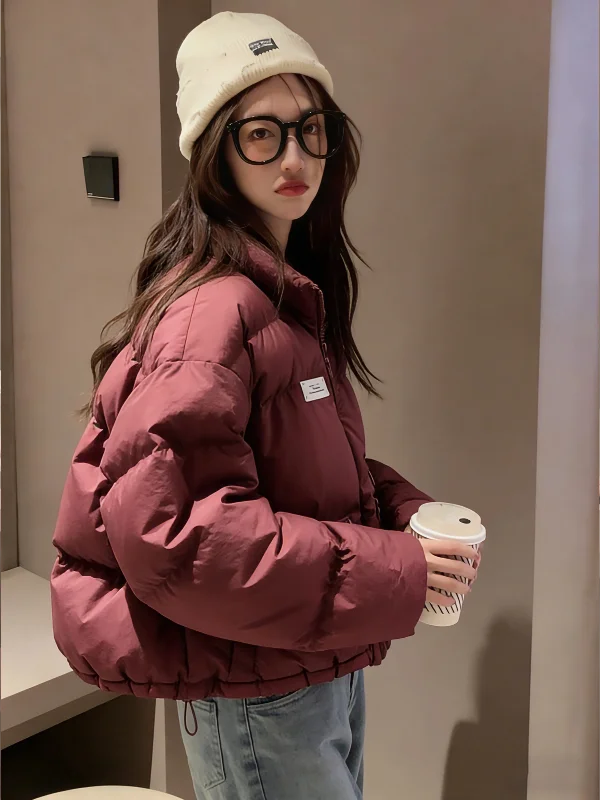 レディース ダウンコットンジャケット 冬 2026 新作 韓国風 スリープルース オルトブレッド スリープルースコート 小さいサイズ対応 暖かいアウター