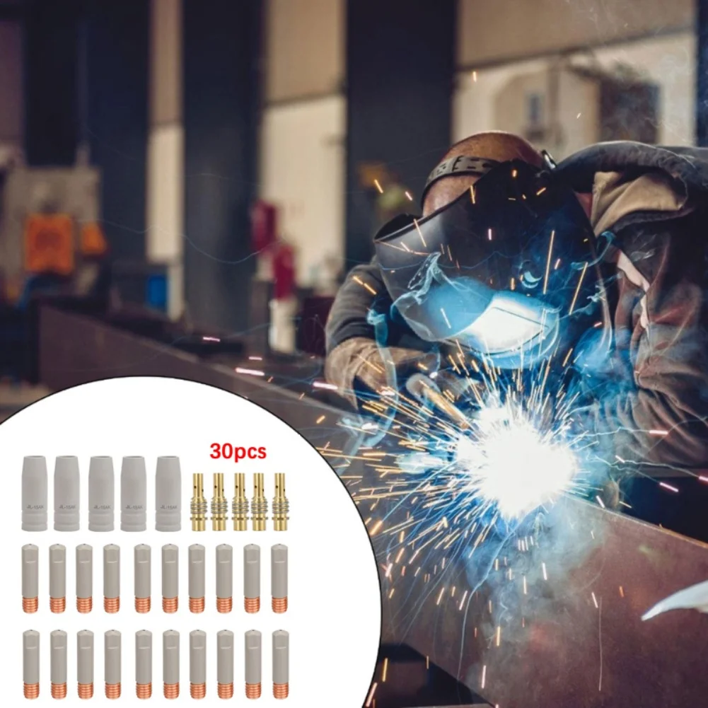 

MB-15AK Насадка для сварочного экрана Новое покрытие Насадка для экрана 0,8/1,0/1,2 мм Набор защитных безвоздушных насадок