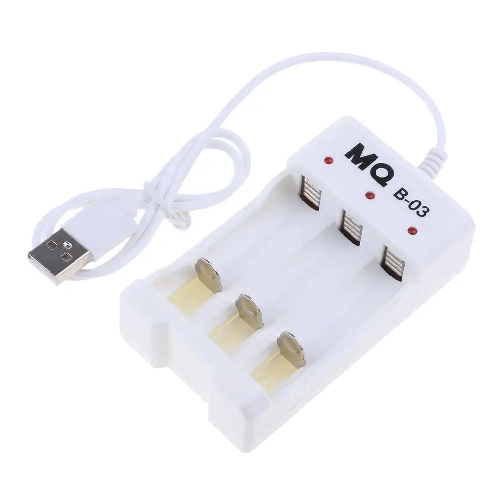 MQ Smart Battery Charger for C D AA AAA Ni-MH Rechargeable Batteries with Discharge Function