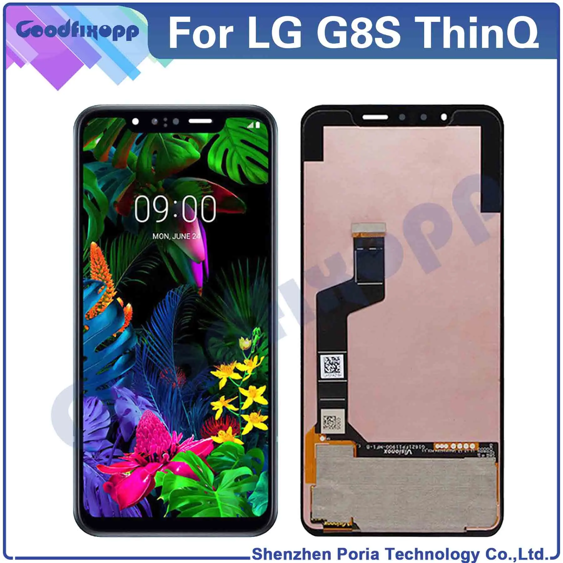 For LG G8S ThinQ LM-G810 LMG810 LCD Display Touch Screen Digitizer Assembly Repair Parts Replacement