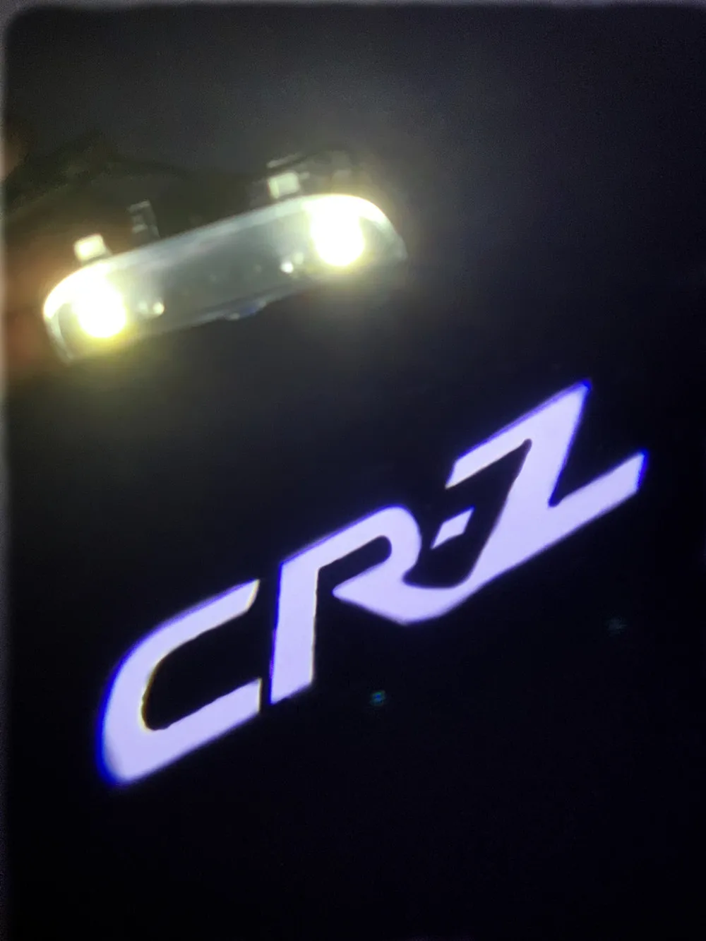 2PCS LED Car Door Logo Laser Projector For CR-Z 2010-2020 CRZ Logo Courtesy Ghost Shadow Welcome Lights Car Accessories