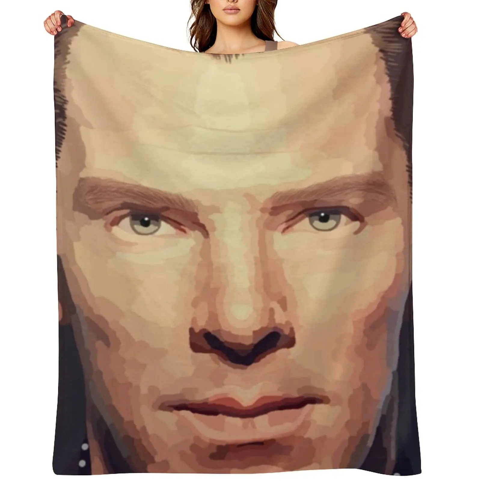 

Benedict Cumberbatch Throw Blanket cosplay anime Custom Designers Plush Blankets