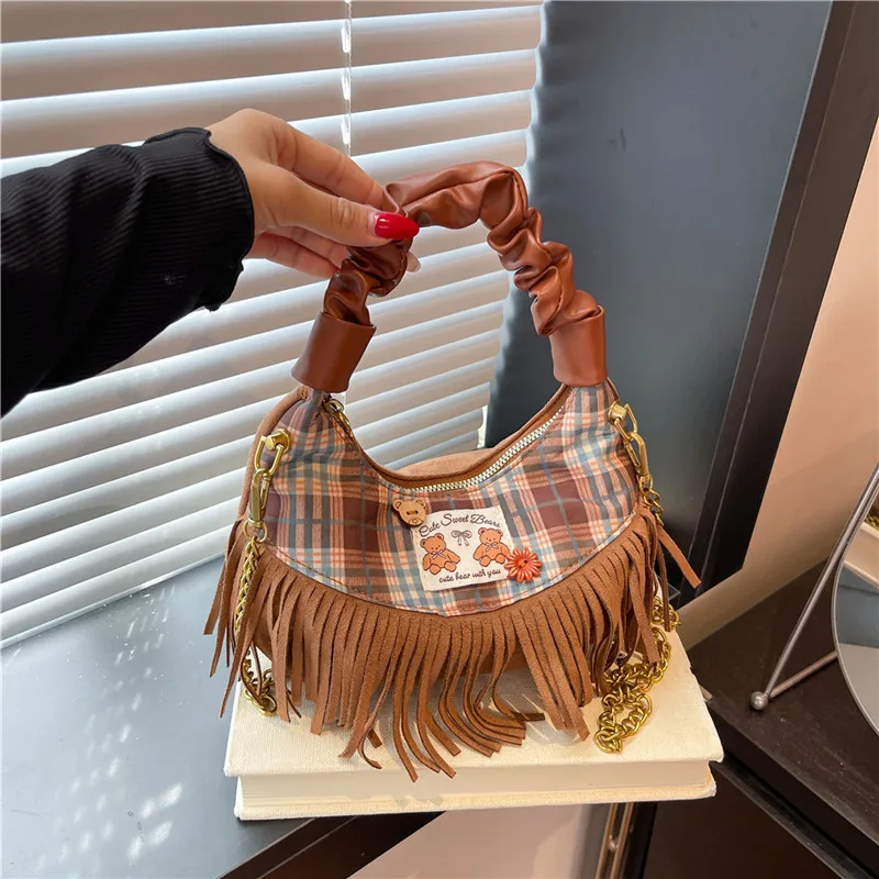 

Autumn and Winter New Simple Women's Bags, Retro Tote Shoulder Bags, Large-capacity Hand Withdrawals, Versatile and Casual