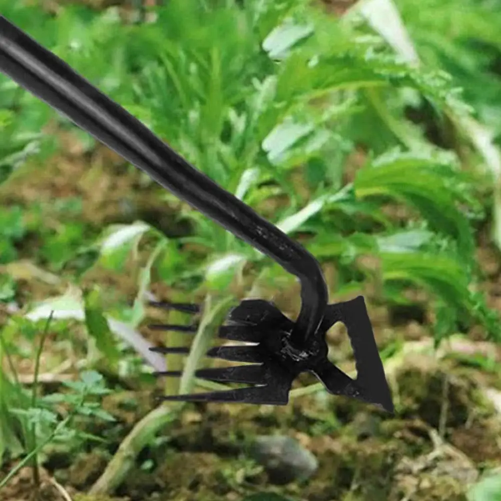 Portable Garden Weeding Tool Garden Manganese Steel Weeding Root Rake Multi-functional Home Loosening Digging Hand Tool