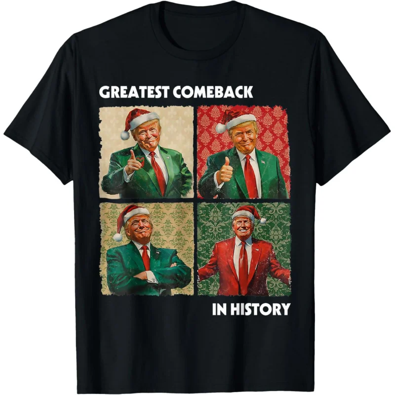 

Vintage Humorous Trump Greatest Comeback In History T-Shirt