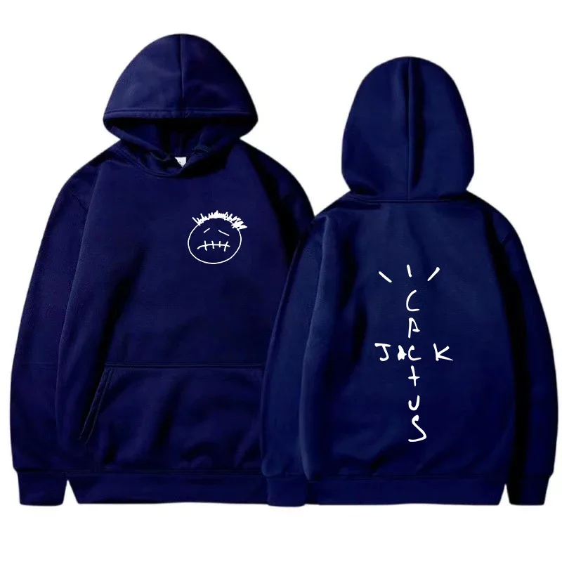 مغني الراب الصبار جاك ألبوم الموسيقى هوديس الرجال النساء موضة الهيب هوب البلوز عادية للجنسين كم طويل المتضخم هودي القمم