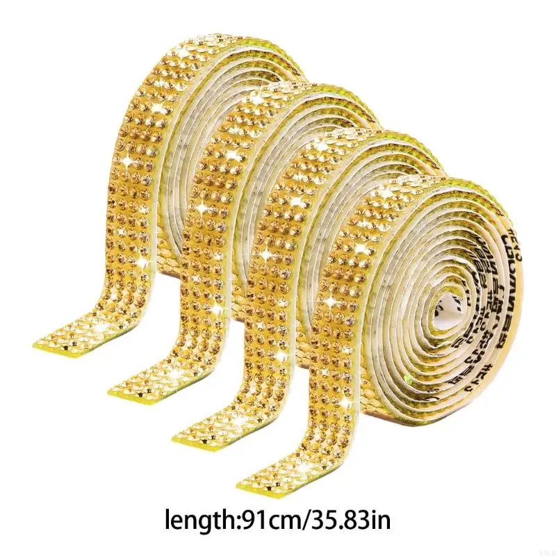 Y5LB 4 PCS ROWNESTONES RIBBON 4 РЕЗНИ