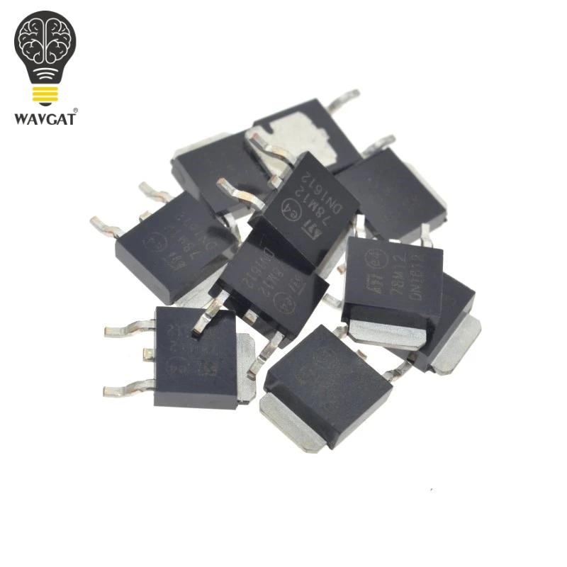 20PCS 78M12 TO-252-2(DPAK) 12V voltage regulator new and original