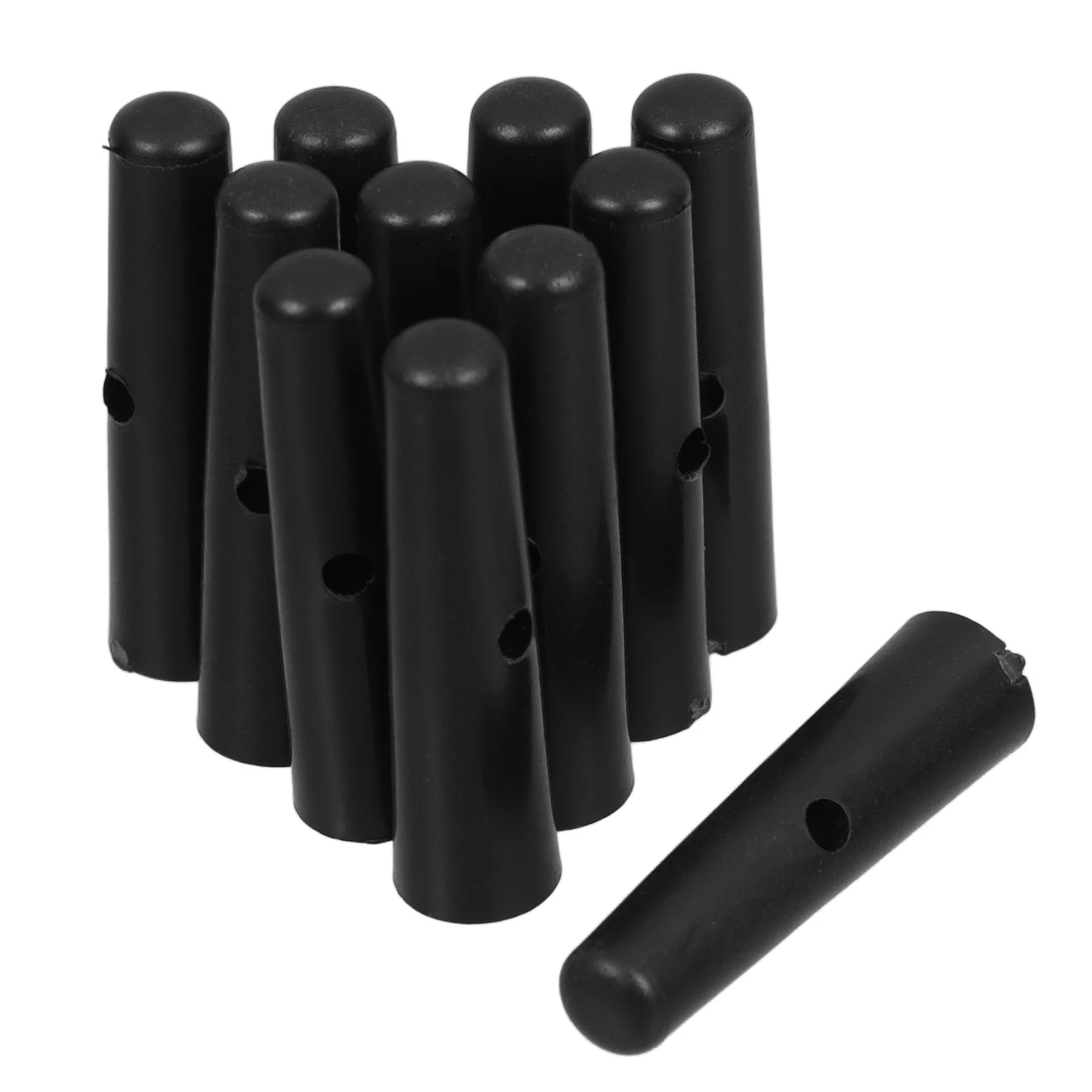 

10Pcs Replacement Umbrella Bone Covers Plastic Tail Beads for Foldable Umbrellas Repairing Accessories Sturdy Wear-Resistant