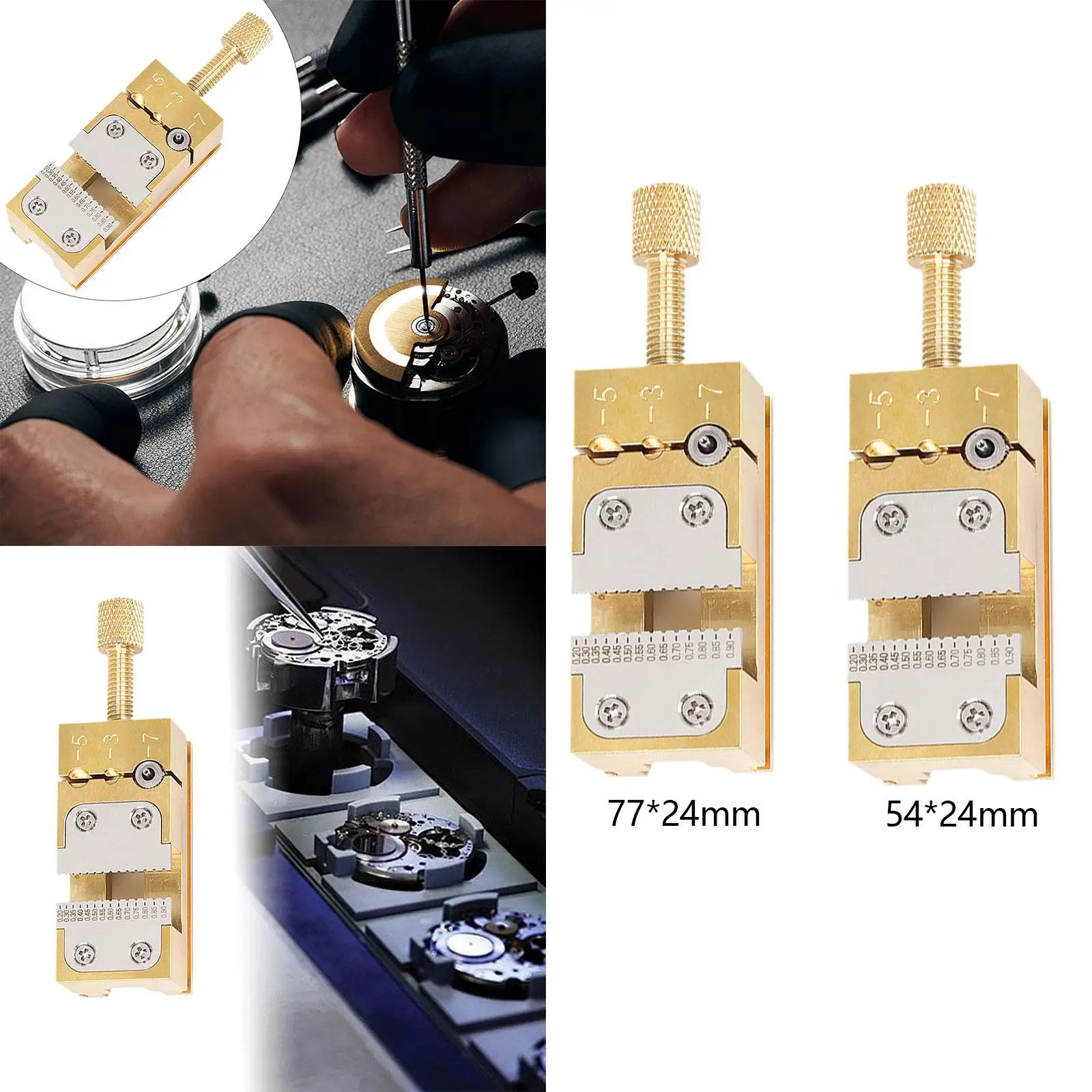 Watch Repair Tool Wheel Vice Clamp Holder Copper Vise Micro Clamping Vise Watch